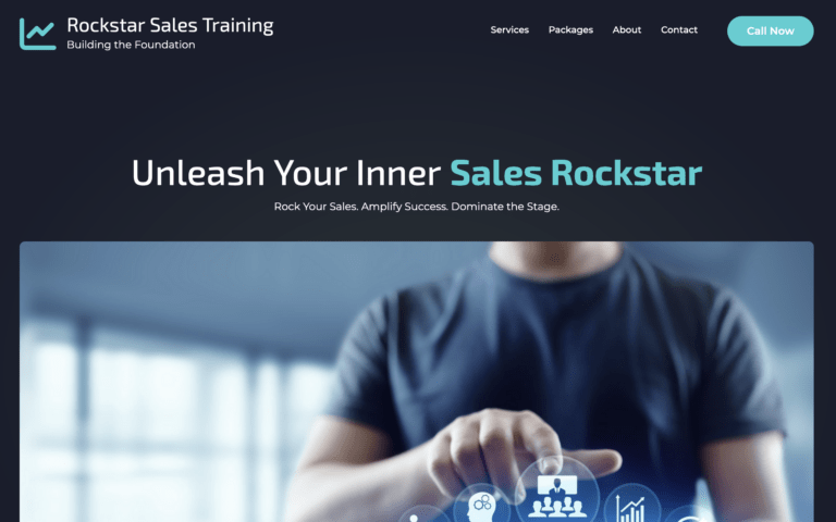 Rockstar Sales Training Website by Bountiful Web