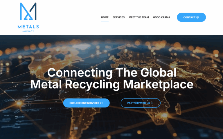 The Metals Agency Website by Bountiful Web